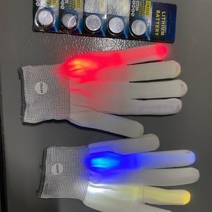 Glow gloves.